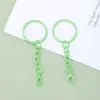 Cadena Pintada de Colores Dulces con Cierre de Langosta, Accesorio Creativo para DIY, Llavero para Muñeca, Cadena para Teléfono, Colgante Pequeño
