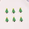 Serie navideña de gran venta transfronteriza hombre mayor reno dibujos animados decoraciones para arte de uñas resina DIY pequeños accesorios accesorios para uñas