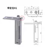 Bisagra de refrigerador congelador cerradura de puerta de congelador resorte de puerta bisagra de aleación de zinc accesorios bisagra de cierre de puerta de congelador
