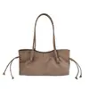 Bolso casual de gran capacidad transfronterizo para mujer, nuevo bolso de hombro de color liso a la moda, bolso de moda 2026 para ir al trabajo y de ocio