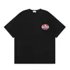 Camiseta de manga curta High Version Beauty Tide RHUDE Coleção Marlboro Tunnel Abstract High Street FOG Loose Couple Casual