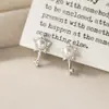Pendientes de Plata de Ley S925 Nalan Pendientes de Llave Pequeña Galaxia Estilo Coreano Creativo Cuentas de Concha de Estrella Perlas Sintéticas G6408