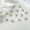 Macaron Aurora mocha mini Estrela joias para unhas estrela de cinco pontas coloridas joias para unhas de desenho animado acessórios de diamante para unhas