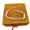 Fornecimento ao Vivo Novo Estilo Palácio Retrô Simples Cauda de Fênix Latão Banhado a Prata Pulseira Pulseira Presente Dia dos Namorados Chinês Venda por Atacado