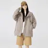 Conjunto rojo inspirado en la dopamina: chaqueta exterior unisex cortavientos e impermeable para otoño, adecuada para senderismo y ropa de trabajo