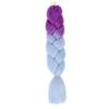Nueva versión de trenza grande [doble color] Trenza africana sucia peluca trenza cola de caballo fibra química seda de alta temperatura color trenza grande