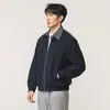 Chaqueta a cuadros retro versátil estilo old money con solapas para hombre, holgada y desgastada, nueva para otoño, uso diario casual