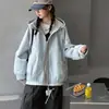 Chaqueta Cortavientos con Capucha para Niña 2026 Nuevo Modelo de Otoño para Niños Mayores con Colgante de Corazón, Ropa de Exterior para Niños