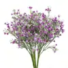 Flores Artificiales de Gypsophila, Flores Artificiales de Goma Suave al Tacto para Decoración de Bodas, Ramo Artificial de Gypsophila de Plástico, Flores Artificiales Falsas al por Mayor