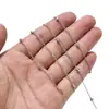 Aço Inoxidável 04 Bolsa Lateral Contas Colar Pulseira Artesanal DIYs Corrente de Joias Acessórios