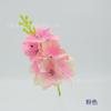 Guirnalda de flores de jacinto artificial para decoración del hogar, accesorios de fotografía, tocados étnicos, accesorios de seda