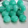 11*6.5mm pó de pedra prensado sintético contas planas de abóbora contas separadoras contas planas de melão contas soltas acessórios para joias diy