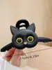 Tumu Paquete de 2 Pinzas para el Cabello de Gato Lindas, Pinzas para el Cabello de Gato Blancas y Negras para Niñas, Pinza de Tiburón para el Peinado en la Parte Posterior de la Cabeza
