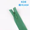 Cremallera Oculta Kob de Fábrica en Stock para Faldas, Textiles del Hogar y Cojines, Cremallera de Extremo Cerrado, Cremallera Oculta de Malla Tamaño 3