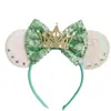 Accesorios Nuevos para el Cabello Transfronterizos Hebilla de Cabeza de Spider-Man Mickey Lentejuelas Lazo Aro para el Cabello Infantil Decoración de Fiesta Accesorios para el Cabello