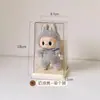 Caixa de Exibição Labubu Individual Transparente Pop Mart Labubu Figura de Vinil Caixa Surpresa Armazenamento Suporte de Exibição