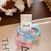 Presilhas de Cabelo Infantis Estilo Coreano para Primavera e Verão com Estampa de Animais para Meninas, Elásticos Fofos para Rabo de Cavalo que Não Danificam o Cabelo