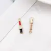 1 Accesorio de Joyería DIY: Colgante de aleación de esmalte para labial y perfume, Arete, Clavo para oreja, Materiales para accesorios DIY