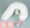 Accesorios Sexys Sombra Floral para Adultos: Tapón Anal Coqueto, Huevo Vibrador, Pulsera, Tobillera, Collar, Protectores de Pezón, Diadema, Guantes