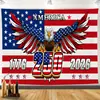 Tela de Fondo para el 250 Aniversario del Día de la Independencia Estadounidense, Tela Colgante, Pancarta del Día Nacional Estadounidense, Póster Venta al por Mayor Personalización