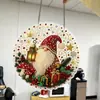 Arte de Perlas y Diamantes Navideño Transfronterizo Kit de Materiales para Pintura de Perlas y Diamantes Navideños DIY F