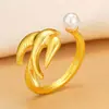 Anillo de Pájaro y Perla de Diseño de Nicho Francés para Mujer, Nuevo Estilo Chino Estilo Fresco Anillo para Dedo Índice de Gama Alta Accesorios de Gama Alta