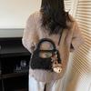 Bolso de Mano Peludo Transfronterizo Otoño e Invierno para Mujer 2026 Nuevo Estilo Bolso de Hombro Peludo para el Trabajo Bolso Pequeño de Hombro Cruzado de Moda