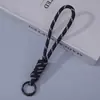 Llavero de cordón para teléfono con nudo de encaje de colores, accesorio de llavero DIY, llavero con cuentas hecho a mano anti-pérdida
