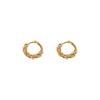 Plata S925 plata esterlina estilo coreano diseño nicho aretes de círculo de alta gama aretes para mujer hebilla de oreja 2023 nueva moda