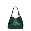 Bolsa de Paraquedas Tecida com Veludo de Pele de Veado para Comércio Exterior Transfronteiriço, Bolsa Tote Grande Capacidade para o Dia a Dia, Bolsa de Mão/Ombro Elegante