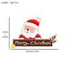 Broche navideño con diseño de dibujos animados, personalidad creativa, Papá Noel, muñeco de nieve, árbol de Navidad, insignia, regalo conmemorativo, accesorios