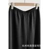 Pantalones Rectos de Verano para Mujer, Transpirables y Cómodos, Superficie Brillante Texturizada, Pantalones de Aire Acampanados Minimalistas, Pantalones Casuales, Pantalones Largos Versátiles