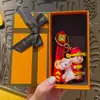 Llavero Mascota Año del Caballo de Dibujos Animados Llavero Colgante Tendencia Nacional Pony Colgante Nuevo Año Pequeño Regalo Muñeca Venta al por Mayor
