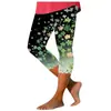 Mallas de Yoga Estampadas Pantalones de Yoga Transfronterizos Europeos y Americanos Pantalones Cortos Ajustados para Mujer Estación Independiente Comercio Exterior Amazon
