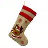 Meias de Natal Saco de Presente Decorações de Natal Meias de Natal Grandes Presentes Meias de Doce Enfeites Sheintemu