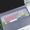 Para película de teclado de 15.6 pulgadas Asus A507U Y5000U notebook YX560U computadora pegatinas cóncavas y convexas