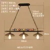 Lustre Criativo Retro Americano para Bilhar Restaurante Bar Loja de Roupas Restaurante de Hot Pot Decoração Lâmpadas LED Personalizadas