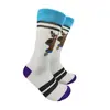 Modelos Transfronterizos de Comercio Exterior para Primavera, Otoño e Invierno Hombres y Mujeres Tendencia de Dibujos Animados Calcetines de Media Pantorrilla Calcetines de Algodón Sitio de Suministro