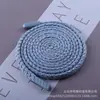 Cordón de Poliéster-Algodón de 7 mm para Pantalones, Cintura, Gorra, Sudadera, Cabeza de Metal Pequeña Elegante, Suministro Directo de Fábrica al por Mayor