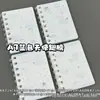 Cuaderno de espiral A7 Ángel Azul Lindo, Mini Bloc de Notas de Bolsillo para Estudiantes de Dibujos Animados de Alta Calidad