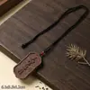 Colar Pingente Lanyard Chaveiro Colar Pingente Colar de Contas He Xiang Pingente Wenwan Incenso Medicinal Etiqueta para Pendurar Marca He Xiang Ping An