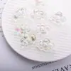 Cuentas de alta calidad con baño UV, cuentas acrílicas sueltas, agujero recto, nube grande transparente, accesorios para cadena de teléfono móvil DIY, cadena de bolsa de cuentas
