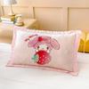 Funda de almohada de algodón para niños con dibujos de Sanrio, funda de almohada para preescolar 30*50cm funda de almohada individual generación de núcleo de almohada