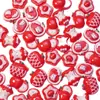 Navidad Caricatura Manzana Roja Arte de Uñas Joyería Diamante de Resina Material DIY Funda de Teléfono Móvil Pegamento de Crema Accesorios para Uñas Portátiles