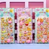 Serie Ltr Lindos Alivio del Estrés PP Piel de Hibisco Pegatinas 3D Lindos Dibujos Animados Melocotón Suave Apretar Pegatinas Divertidas Venta al por Mayor