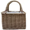Bolso de Ratán para Mujer Cesta de Verduras Portátil estilo Coreano ins Bolso Cuadrado Pequeño Nuevo Fotografía Ocio Vacaciones Mimbre Creativo