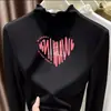 Nueva Capa Interior Cálida de Otoño e Invierno, Top de Moda de Manga Larga para Niñas, Forro Polar, Volantes, Cuello Semialto, Ropa para Niños