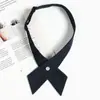 Accesorios para Camisa de Golpe Libre de Personas Estilo Japonés Corbata Azul Estilo Académico jk Patrón Perezoso Vestido Académico Lazo de Corbata Mano de Mujer dk
