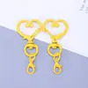 Llavero de Corazón Pintado Colorido Llavero Creativo Lindo Lanyard Cadena para Teléfono Colgante Accesorios Venta al por Mayor