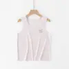 Chaleco infantil camiseta sin mangas de modal para niños y niñas bebé manga corta ropa infantil verano